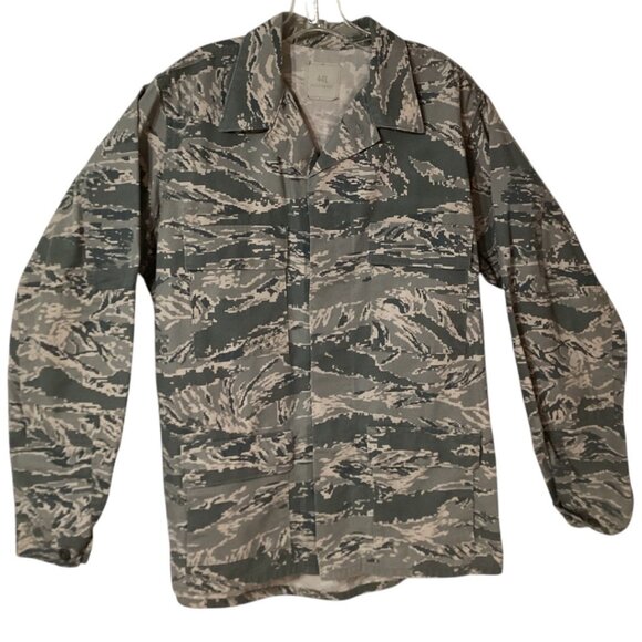 Official U.S.‎ Air Force Camouflage Military Jacket - Size 44 L - Picture 1 of 9